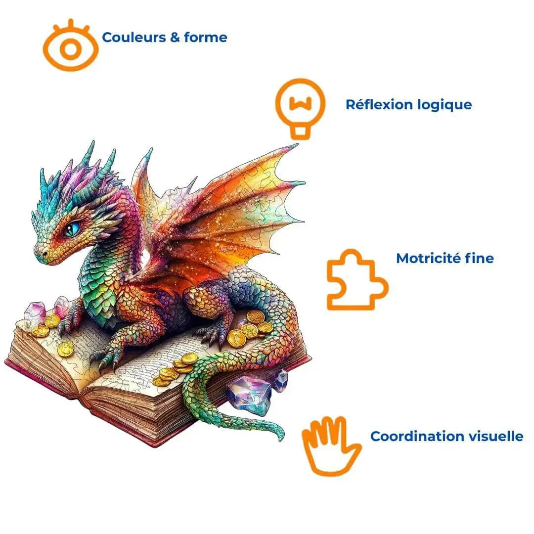 Puzzle Bois Dragon Magique – Dragonia