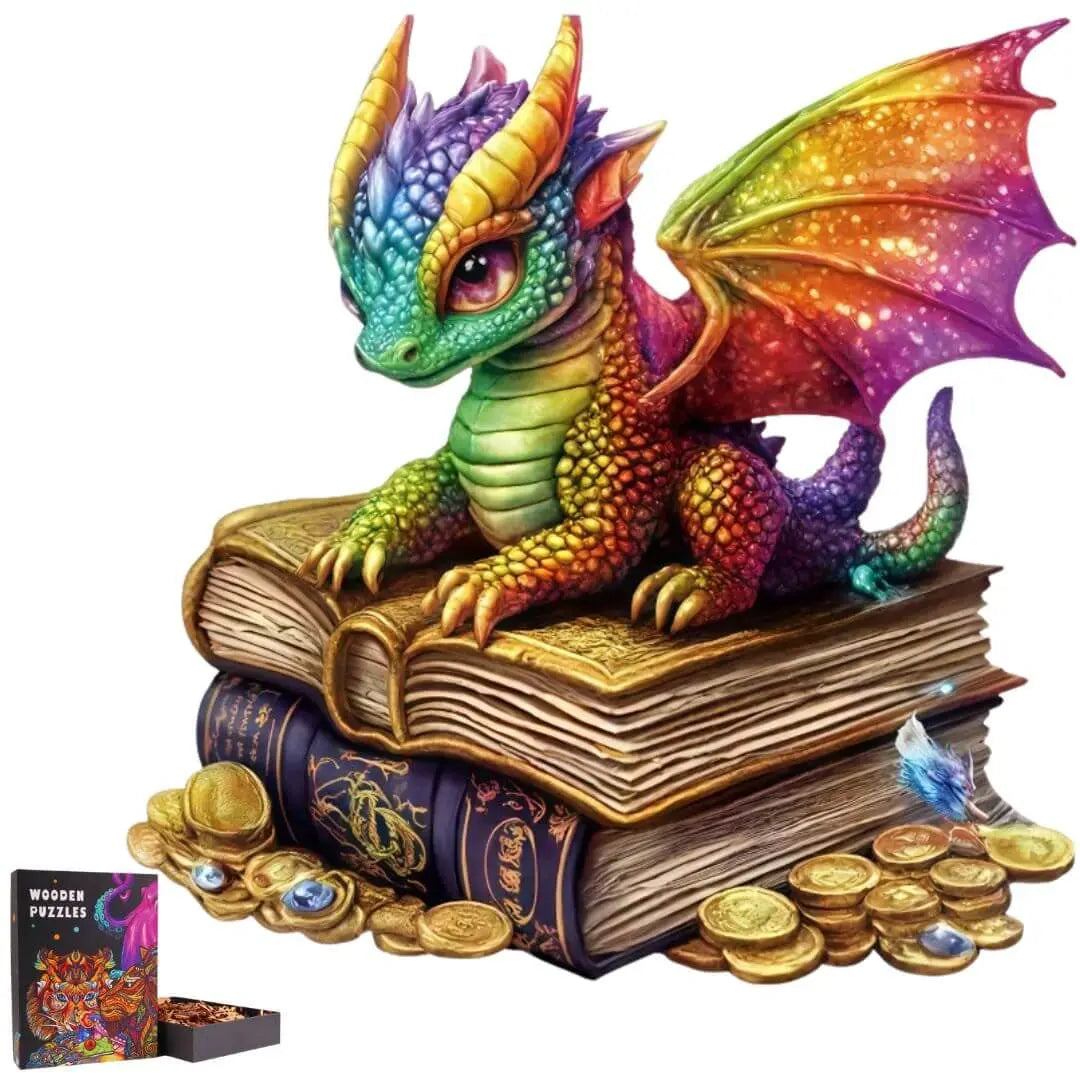 Puzzle Bois Dragon Majestueux