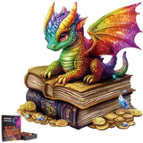 Puzzle Bois Dragon Majestueux