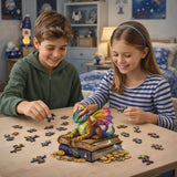 Puzzle Bois Dragon Majestueux