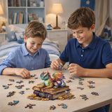 Puzzle Bois Dragon Majestueux