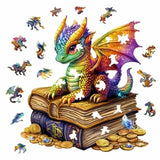 Puzzle Bois Dragon Majestueux