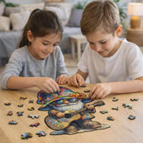 Puzzle Bois Gnome – Art Bohème