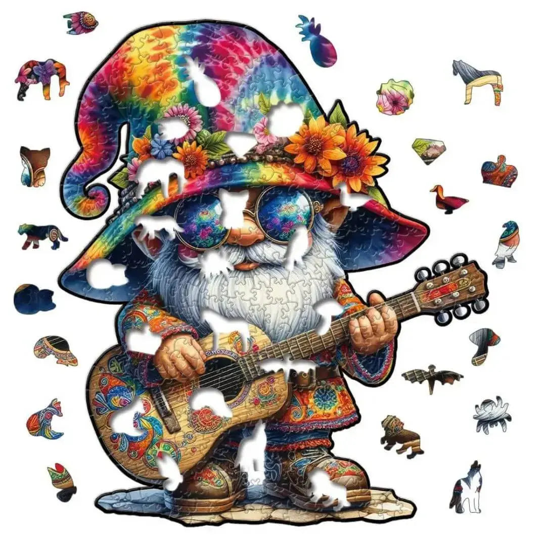 Puzzle Bois Gnome – Art Bohème
