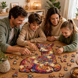 Puzzle Bois Lama Coloré