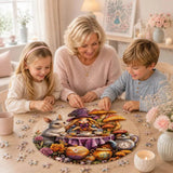 Puzzle Bois Lapin Blanc Féerique
