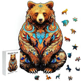 Puzzle Bois Ours Artistique - GrizzlyArt