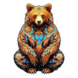Puzzle Bois Ours Artistique - GrizzlyArt
