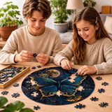 Puzzle Bois Papillon Élégant