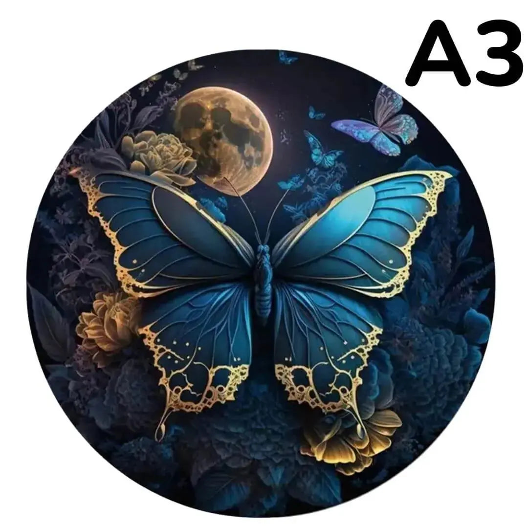 Puzzle Bois Papillon Élégant