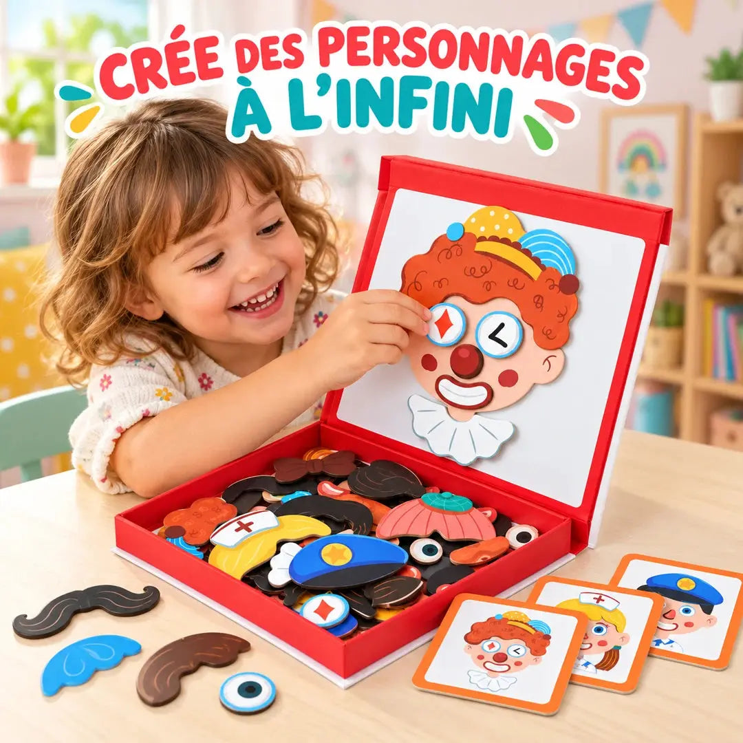 Puzzle Enfant 3 Ans Magnétique – Change Face