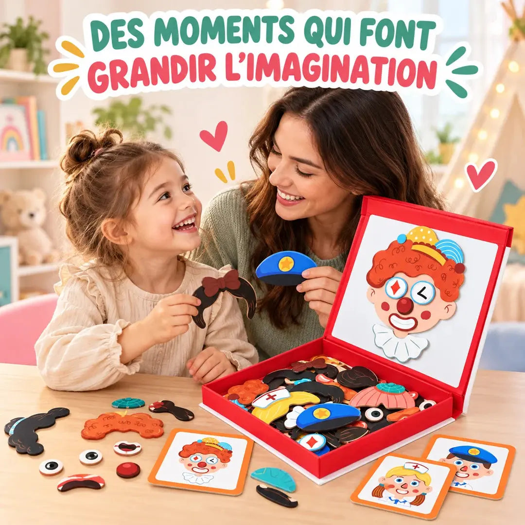 Puzzle Enfant 3 Ans Magnétique – Change Face