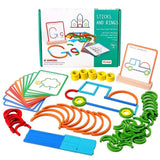 Puzzle Enfant Montessori  - Sticks & Rings