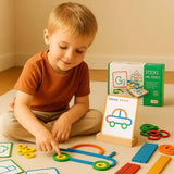 Puzzle Enfant Montessori  - Sticks & Rings