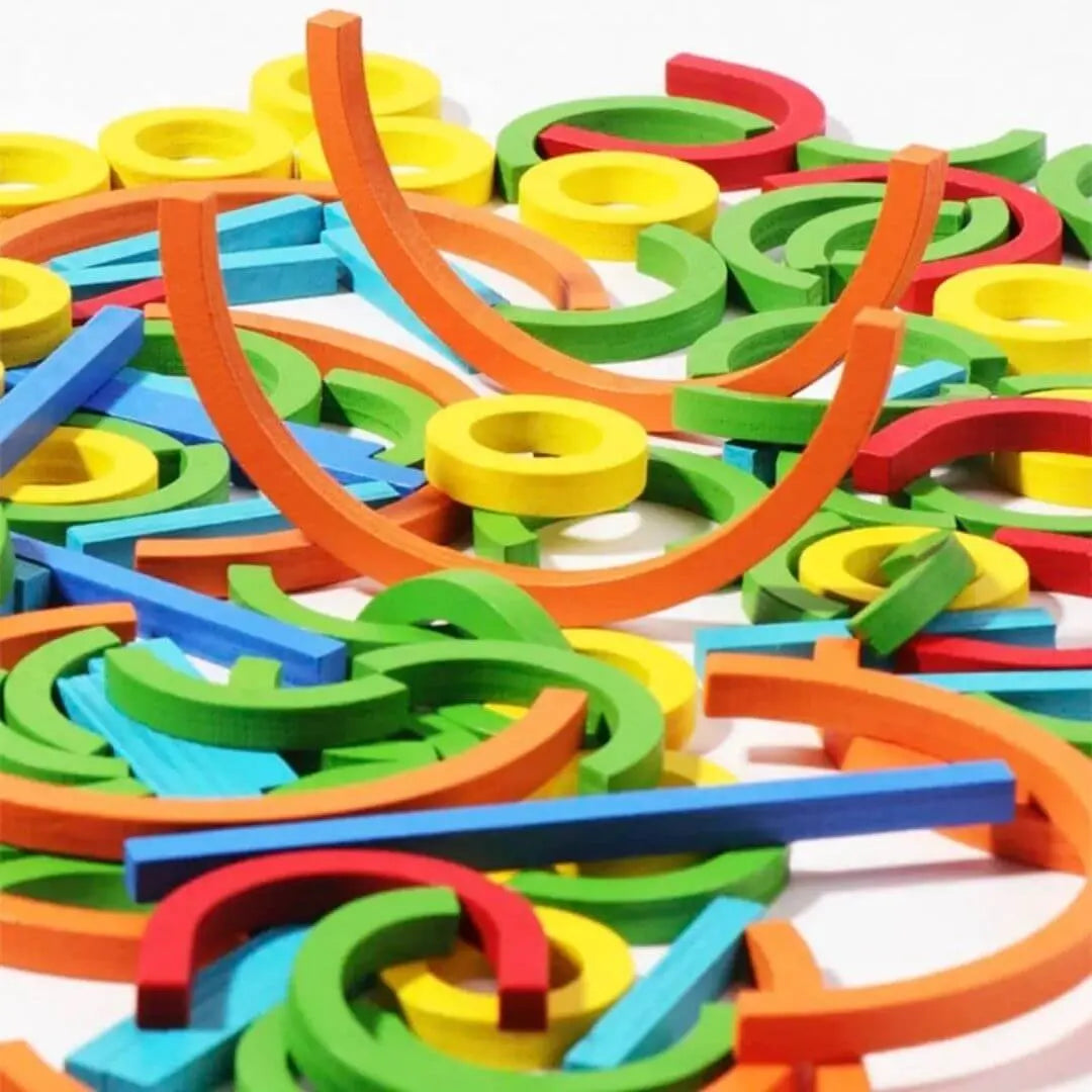 Puzzle Enfant Montessori  - Sticks & Rings