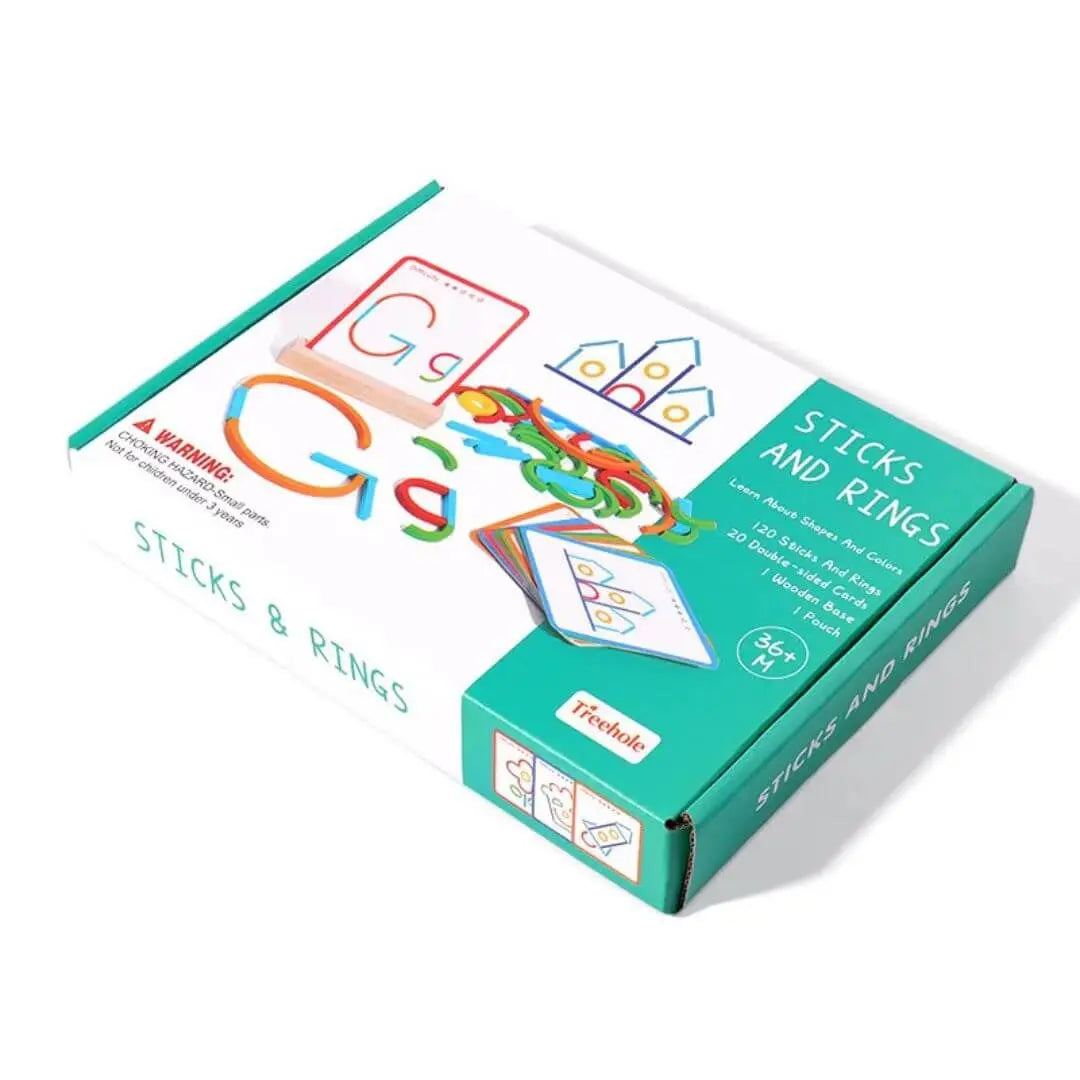 Puzzle Enfant Montessori  - Sticks & Rings