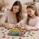 Puzzle Lapin en Bois Coloré