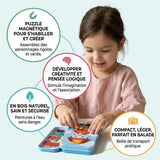 Puzzle Magnétique Habillage Enfant Bois