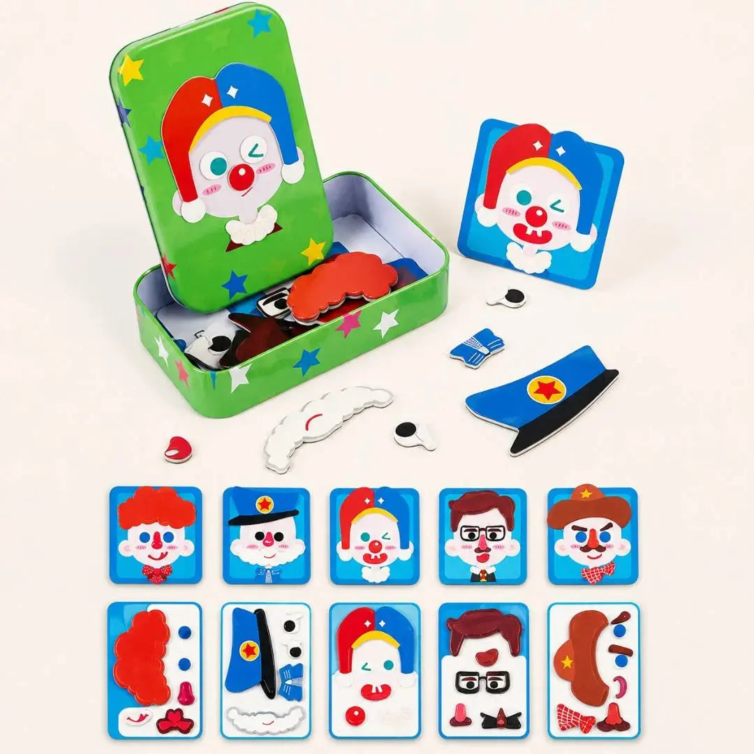 Puzzle Magnétique Habillage Enfant Bois