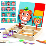 Puzzle Magnétique Montessori – Facial Puzzle