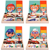 Puzzle Magnétique Montessori – Facial Puzzle