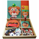 Puzzle Magnétique Montessori – Facial Puzzle