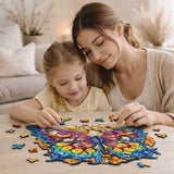 Puzzle Papillon en Bois Artistique