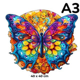 Puzzle Papillon en Bois Artistique