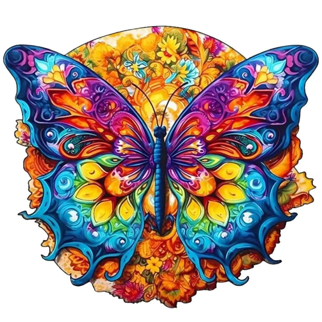 Puzzle Papillon en Bois Artistique