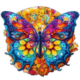 Puzzle Papillon en Bois Artistique