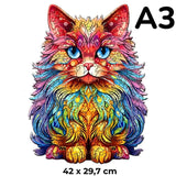 Puzzle en Bois Chat Persan – CatCute