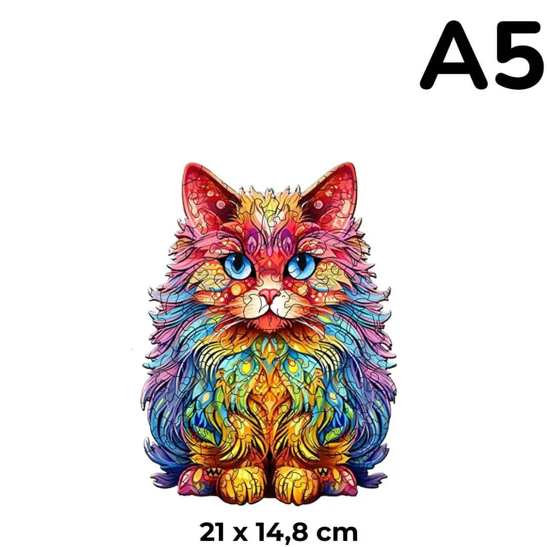 Puzzle en Bois Chat Persan – CatCute