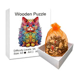 Puzzle en Bois Chat Persan – CatCute
