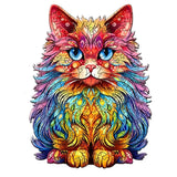 Puzzle en Bois Chat Persan – CatCute