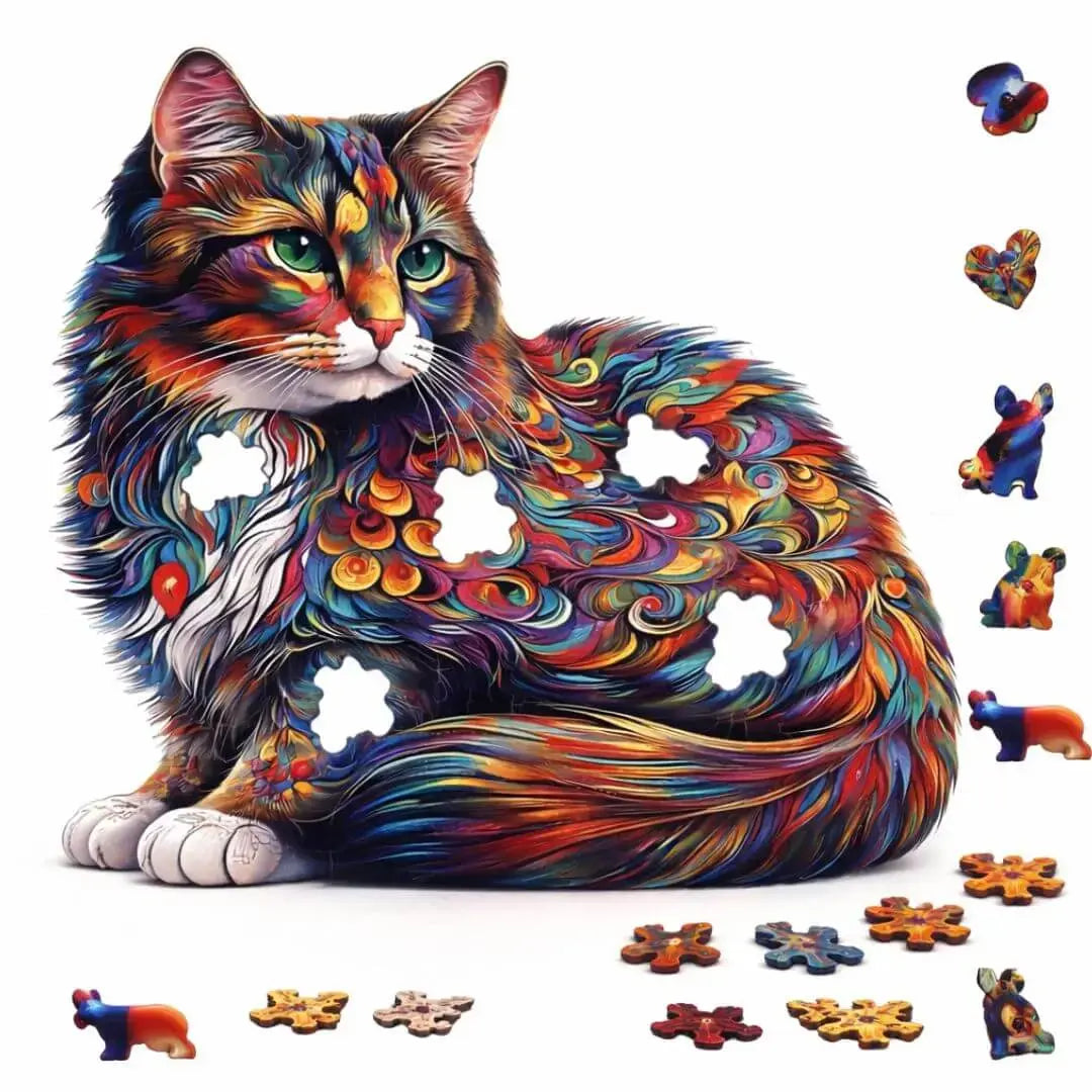 Puzzle en Bois Chat – CocoonCat
