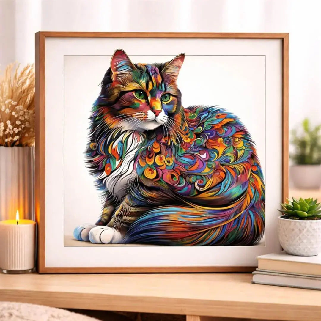 Puzzle en Bois Chat – CocoonCat