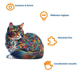 Puzzle en Bois Chat – CocoonCat
