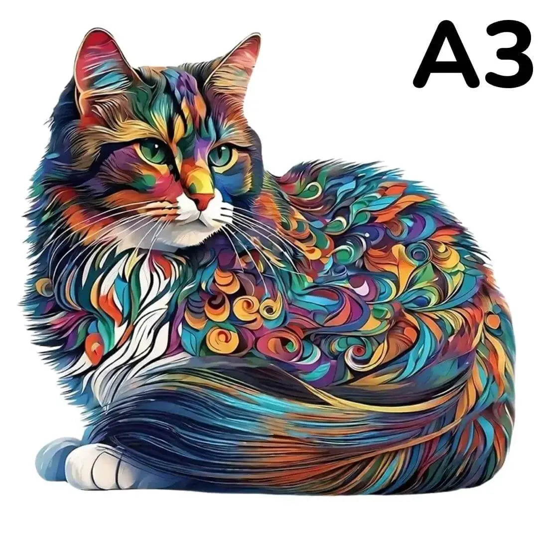Puzzle en Bois Chat – CocoonCat