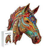 Puzzle en Bois Cheval Artistique – HorsePuzzle