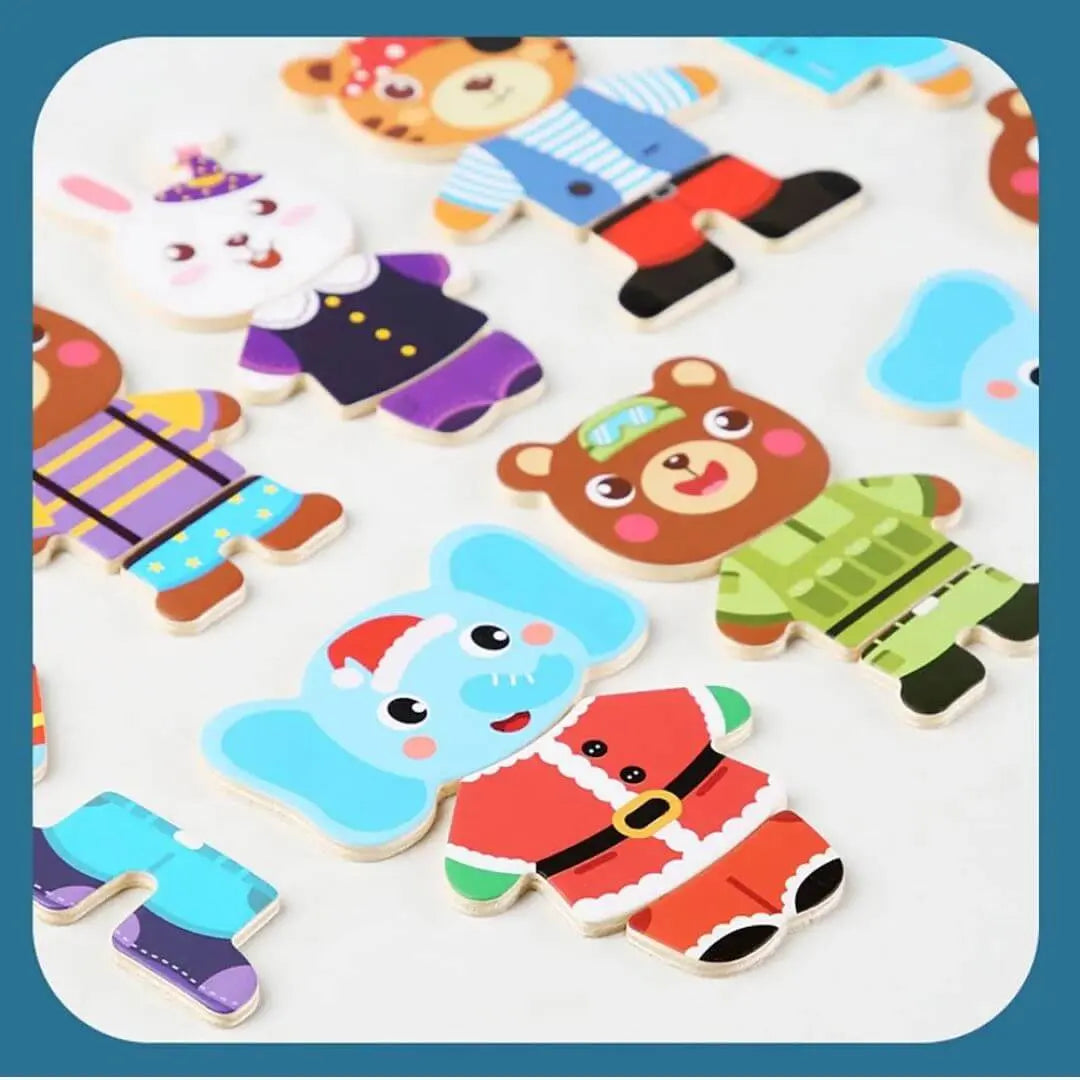 Puzzle en Bois Enfant Montessori – FunZoo