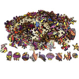 Puzzle en Bois Famille Renard – FoxNest