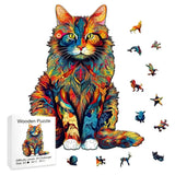 Puzzle en Bois Le Chat Mystique – Mysticat