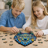 Puzzle en Bois Loup Majestueux