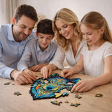 Puzzle en Bois Loup Majestueux