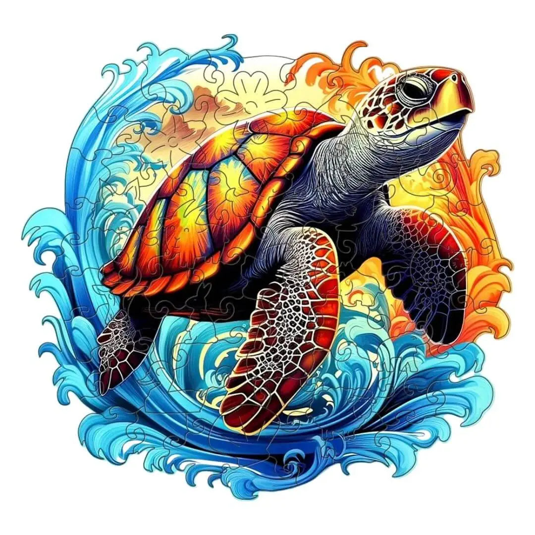 Puzzle en Bois Tortue – SeaTurtle