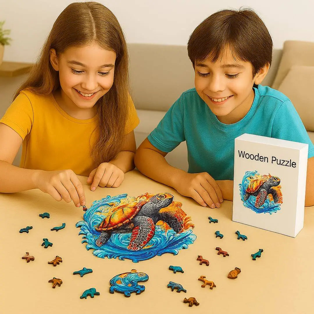 Puzzle en Bois Tortue – SeaTurtle