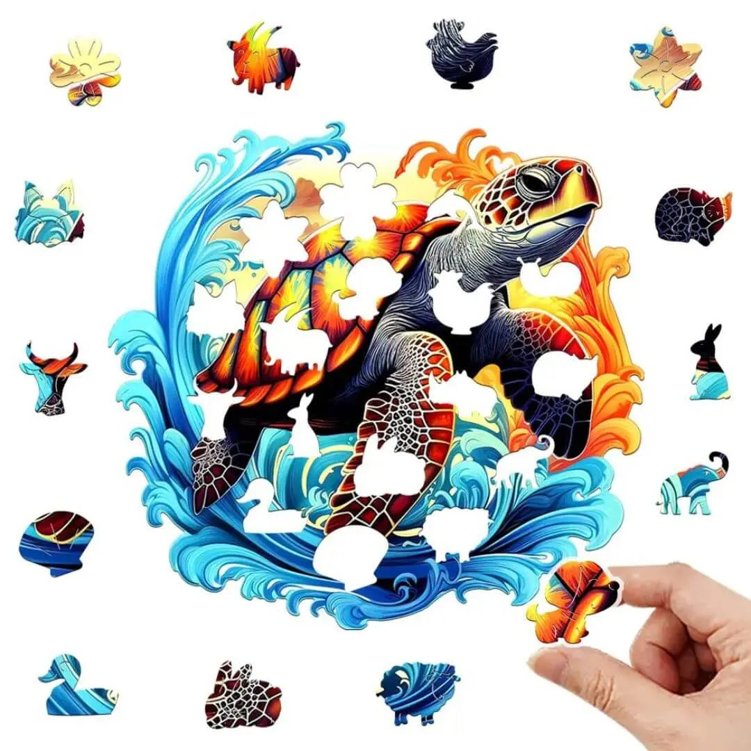 Puzzle en Bois Tortue – SeaTurtle