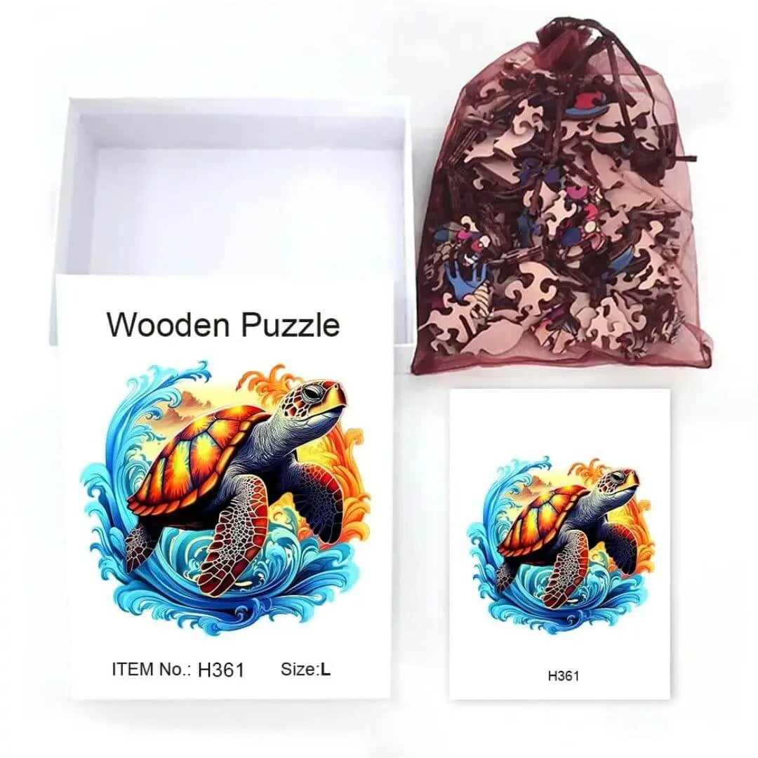 Puzzle en Bois Tortue – SeaTurtle