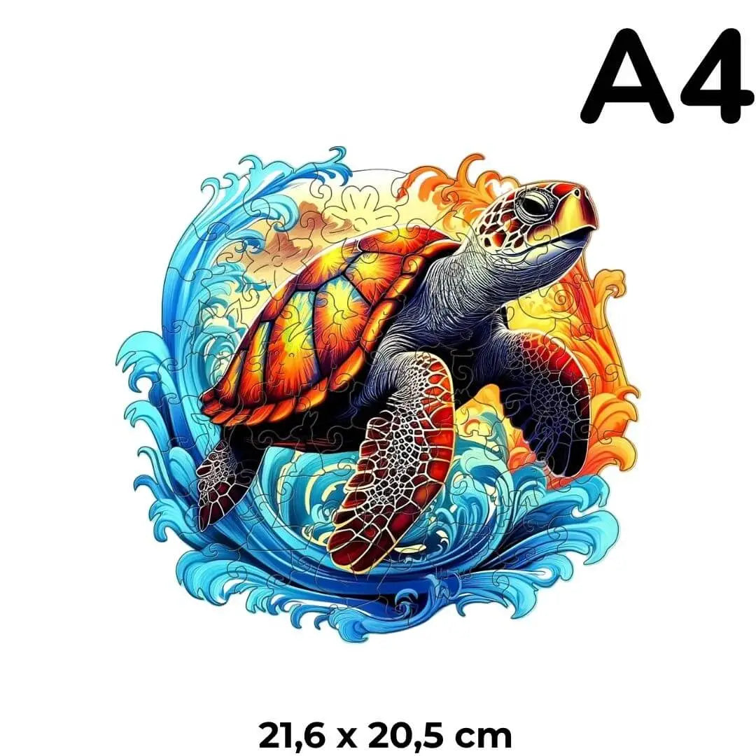 Puzzle en Bois Tortue – SeaTurtle