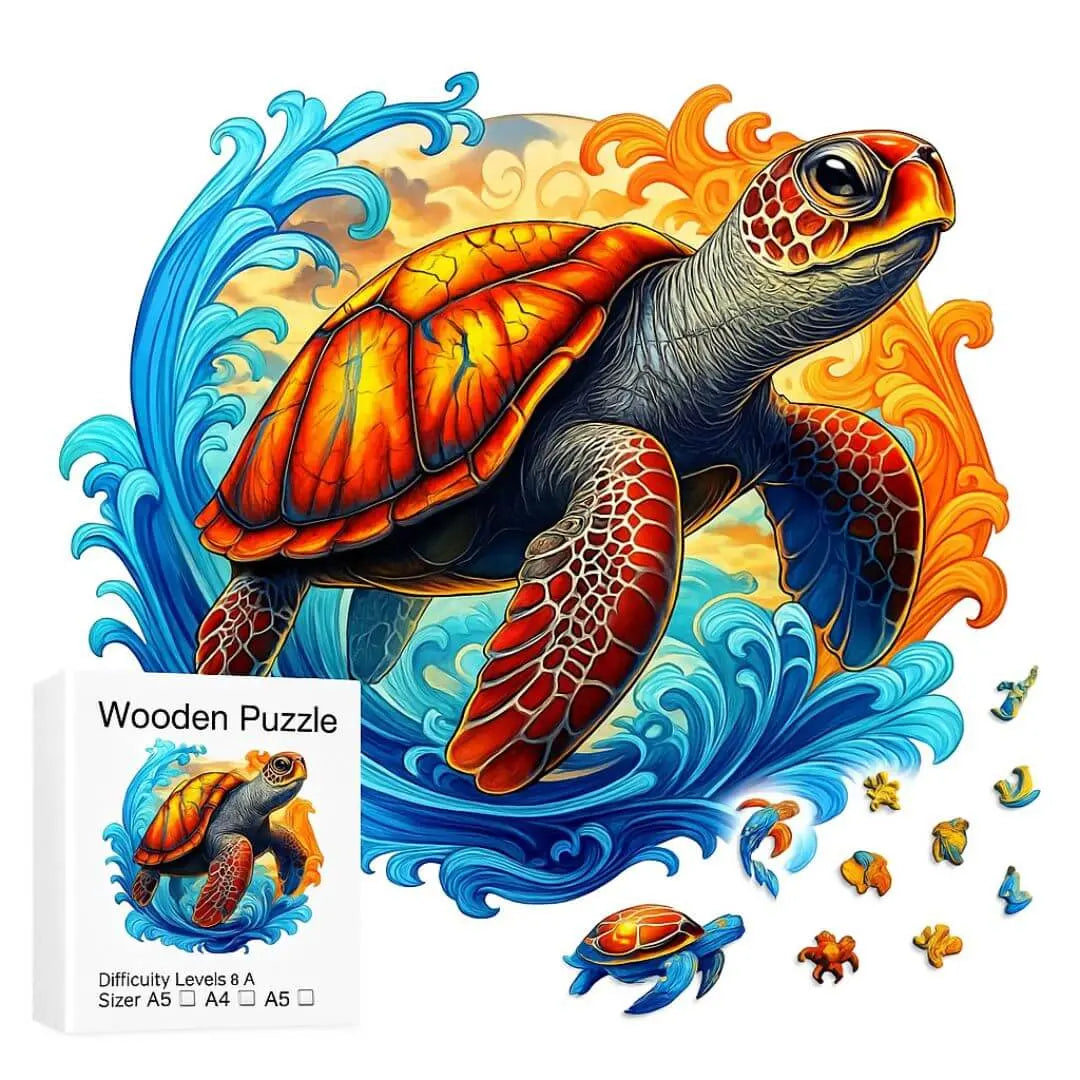 Puzzle en Bois Tortue – SeaTurtle